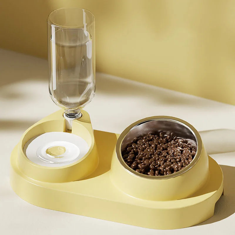 Pet Bowls Automatic Water Dispenser Feeder Cat Dog Food Water Bowl Non-Slip Pet Feeding Supplies - Product image