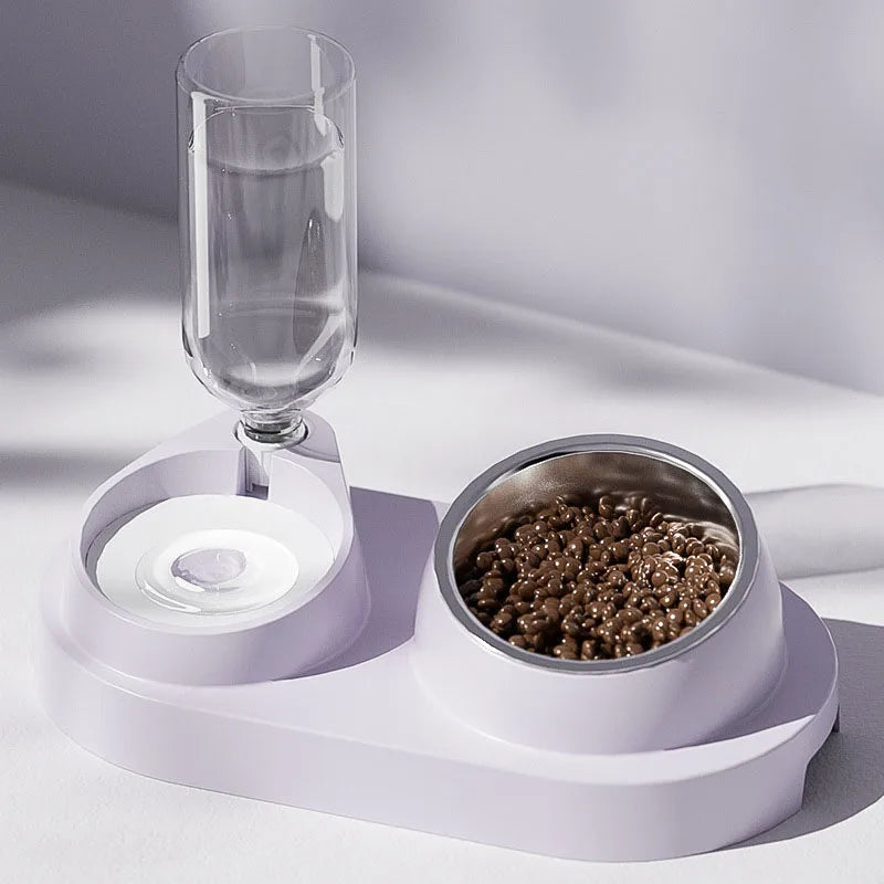 Pet Bowls Automatic Water Dispenser Feeder Cat Dog Food Water Bowl Non-Slip Pet Feeding Supplies - Product image