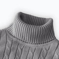 2026 New Men's High Neck Sweater Solid Color Pullover Knitted Warm Casual Turtleneck Sweatwear Woolen Mens Winter Outdoor Top