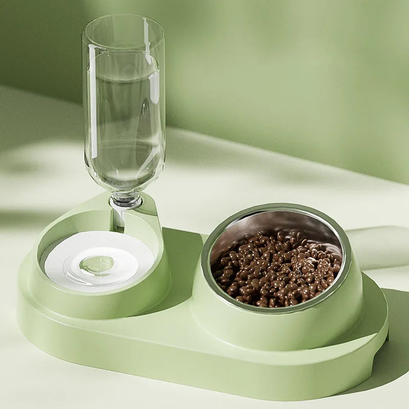 Pet Bowls Automatic Water Dispenser Feeder Cat Dog Food Water Bowl Non-Slip Pet Feeding Supplies - Product image