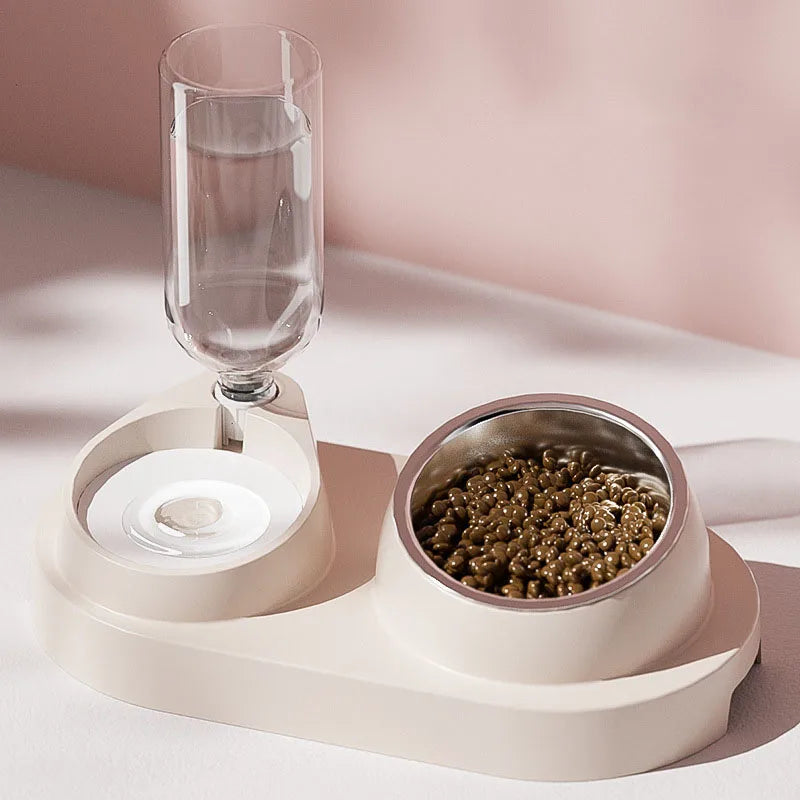 Pet Bowls Automatic Water Dispenser Feeder Cat Dog Food Water Bowl Non-Slip Pet Feeding Supplies - Product image