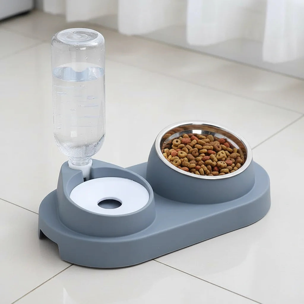 Pet Bowls Automatic Water Dispenser Feeder Cat Dog Food Water Bowl Non-Slip Pet Feeding Supplies - Product image