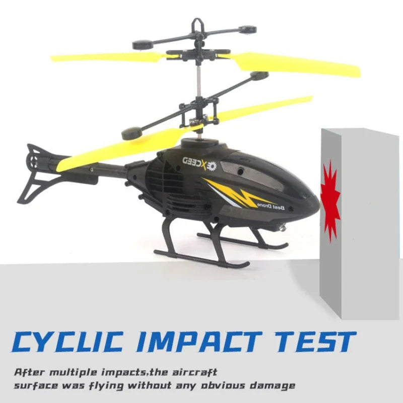 Watch Wrist Hand Controlled Induction RC Drone - Mini Rechargeable Helicopter with LED Lights - Product image