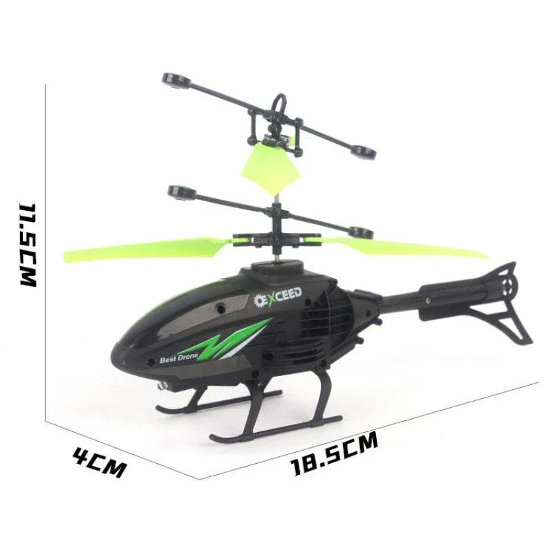Watch Wrist Hand Controlled Induction RC Drone - Mini Rechargeable Helicopter with LED Lights - Product image
